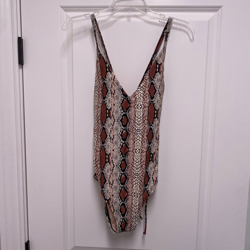 Kona Sol snake print one piece